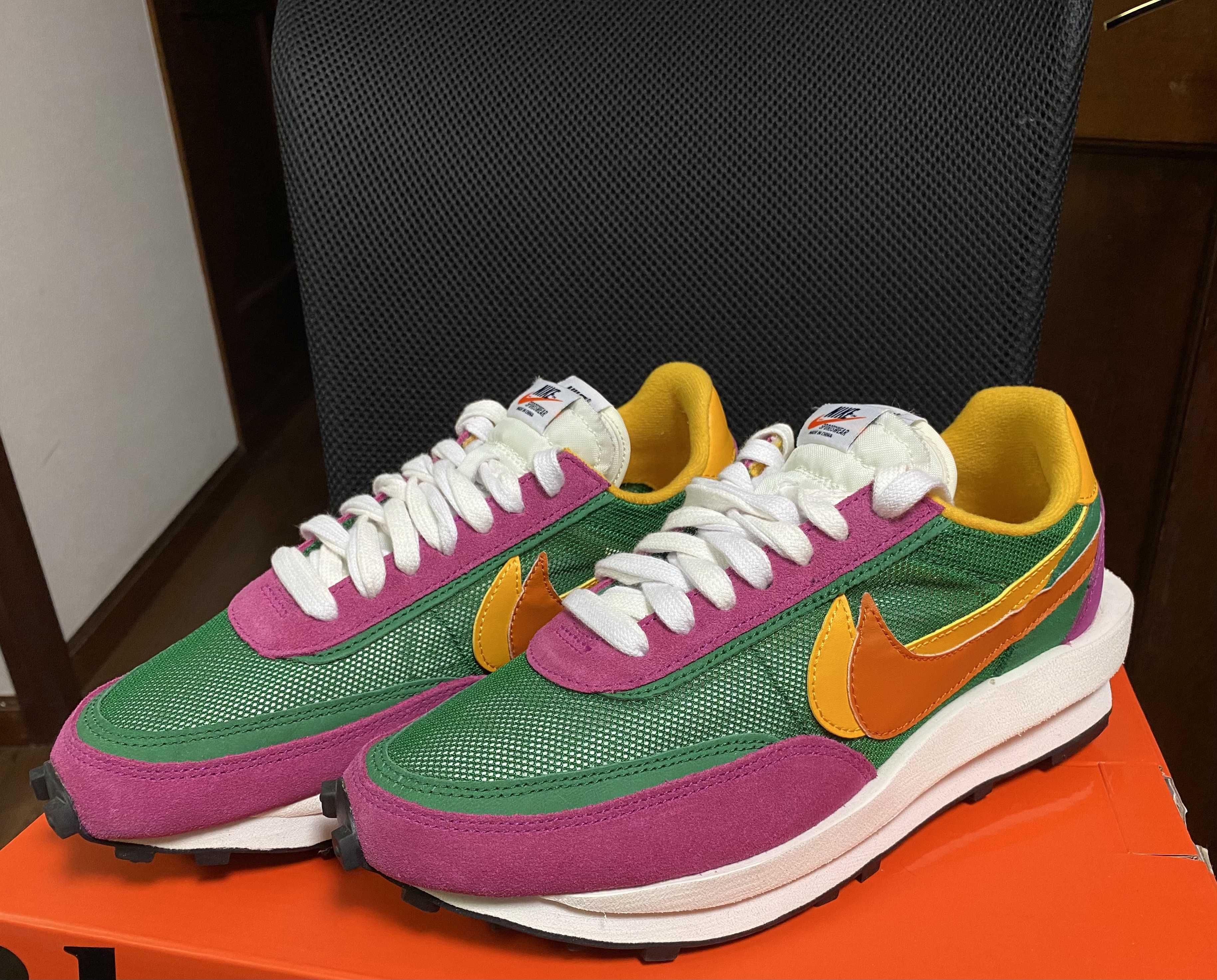 sacai × NIKE LDV WAFFLE "PINE GREEN"