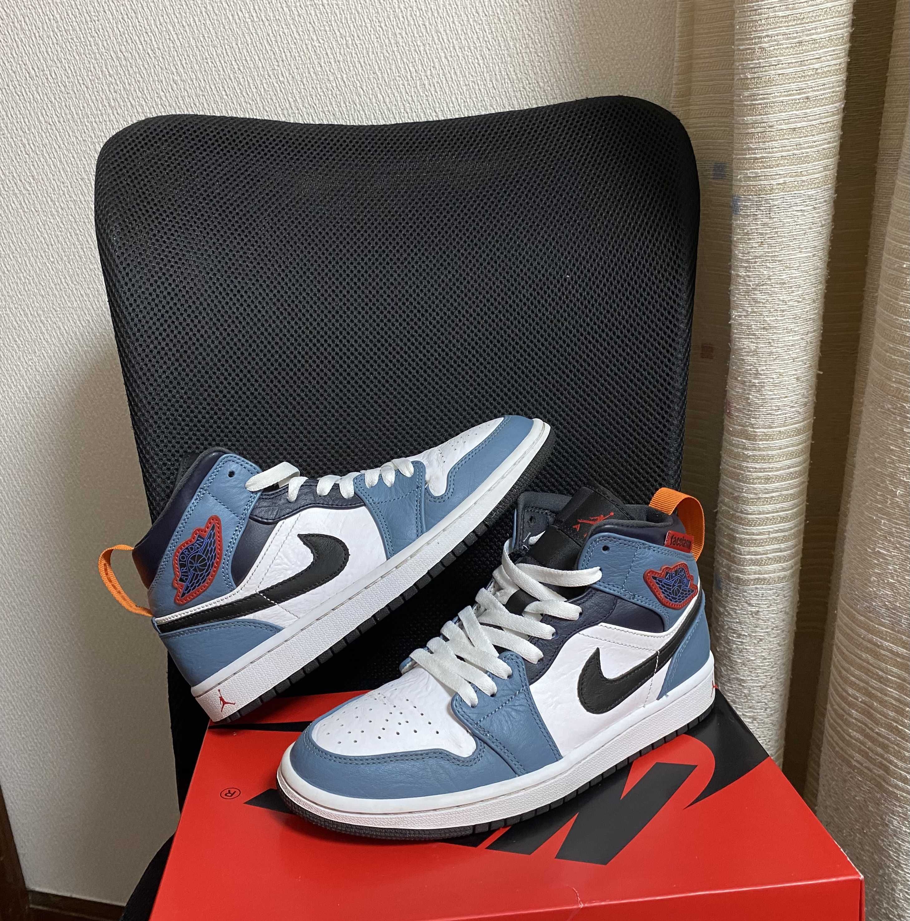 FACETASM × Nike Air Jordan 1 Mid "White/Navy"