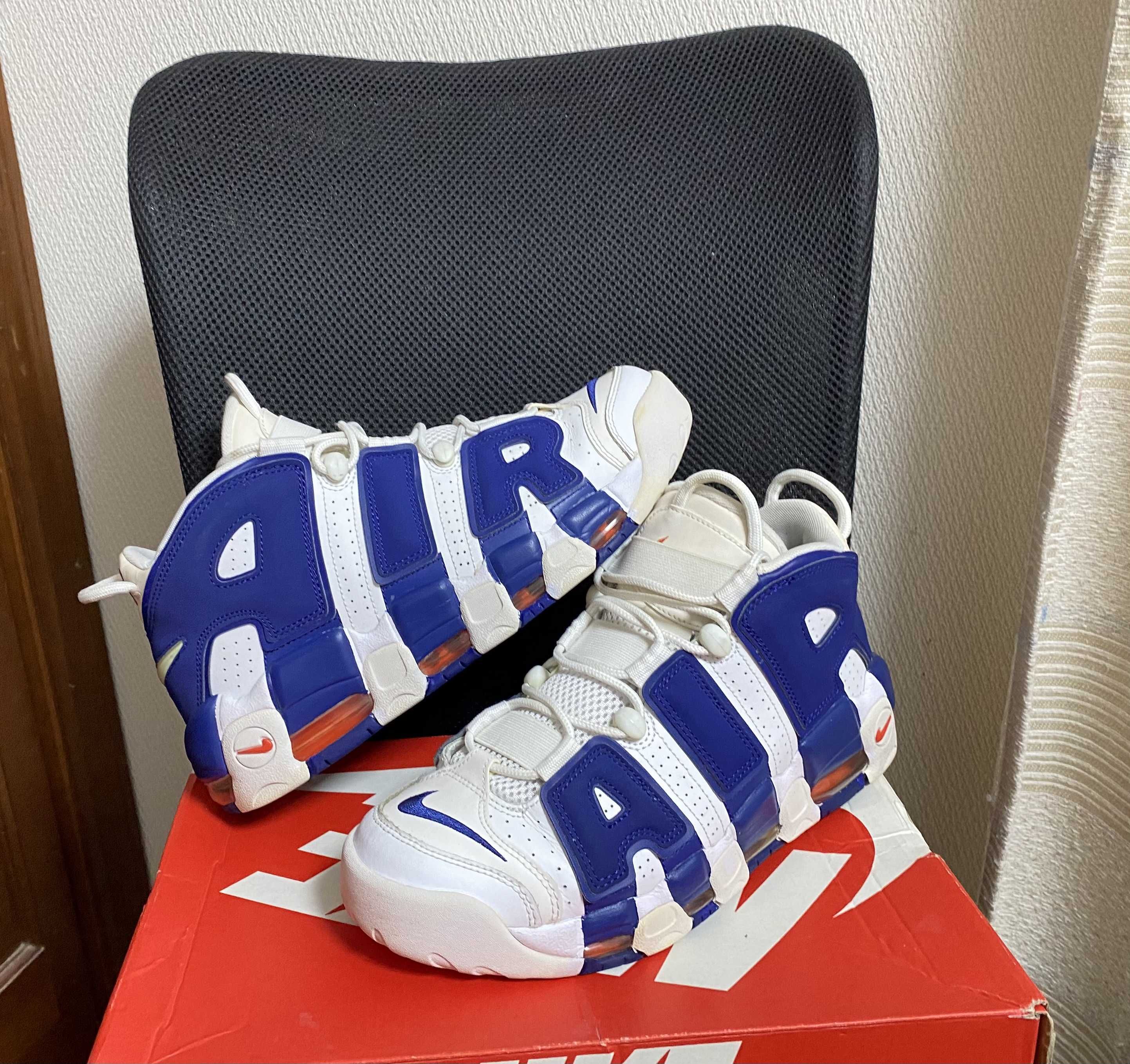 NIKE AIR MORE UPTEMPO 96 "WHITE/DEEP ROYAL BLUE"