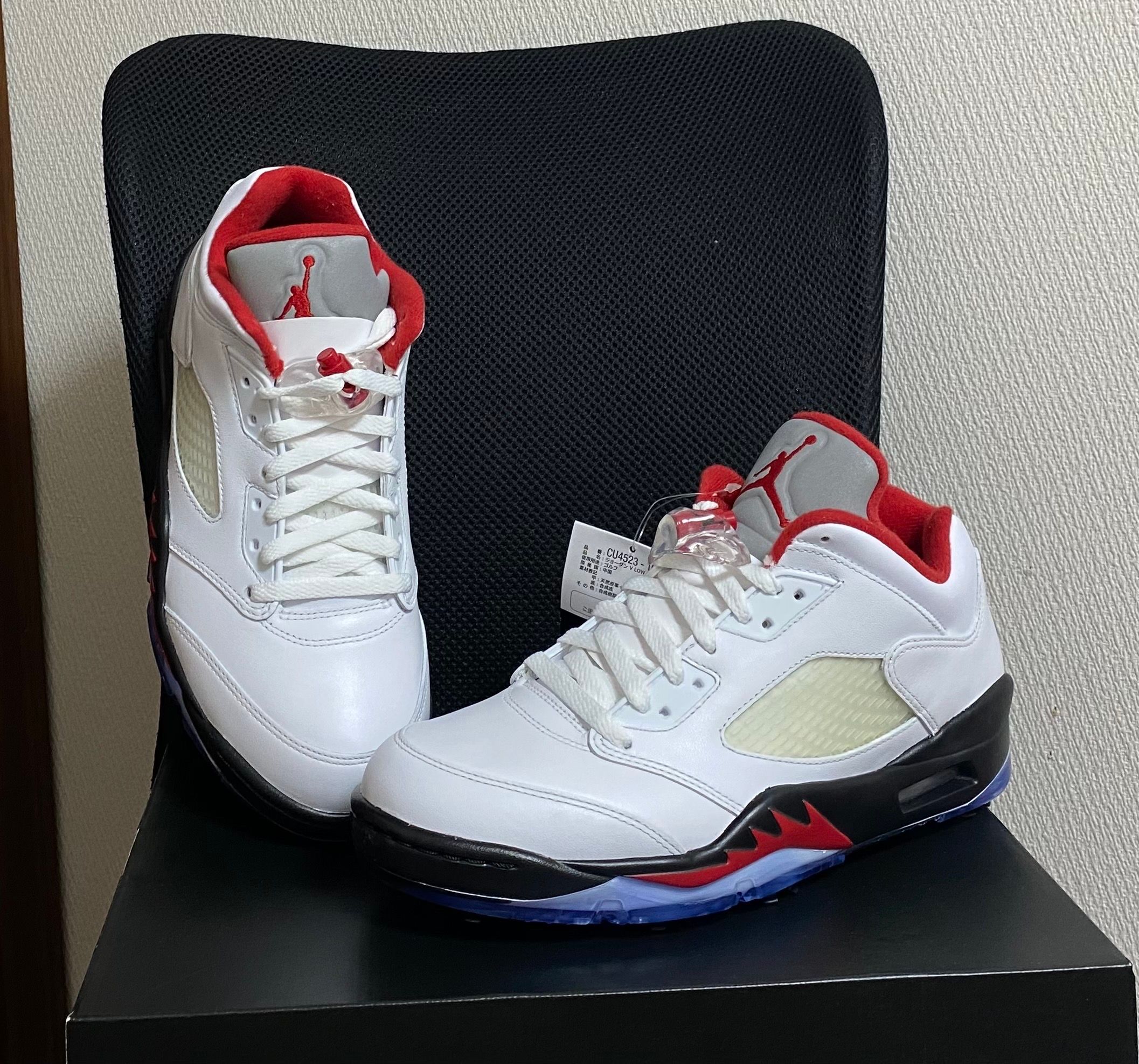 Nike Air Jordan 5 Retro Low Golf "Fire Red/Silver Tongue"