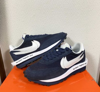 Fragment × sacai × Nike LD Waffle "Blackended Blue"