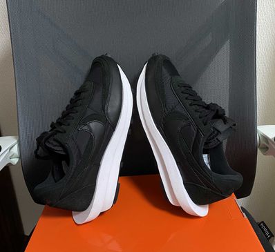 sacai × Nike LDV Waffle "Triple Black"