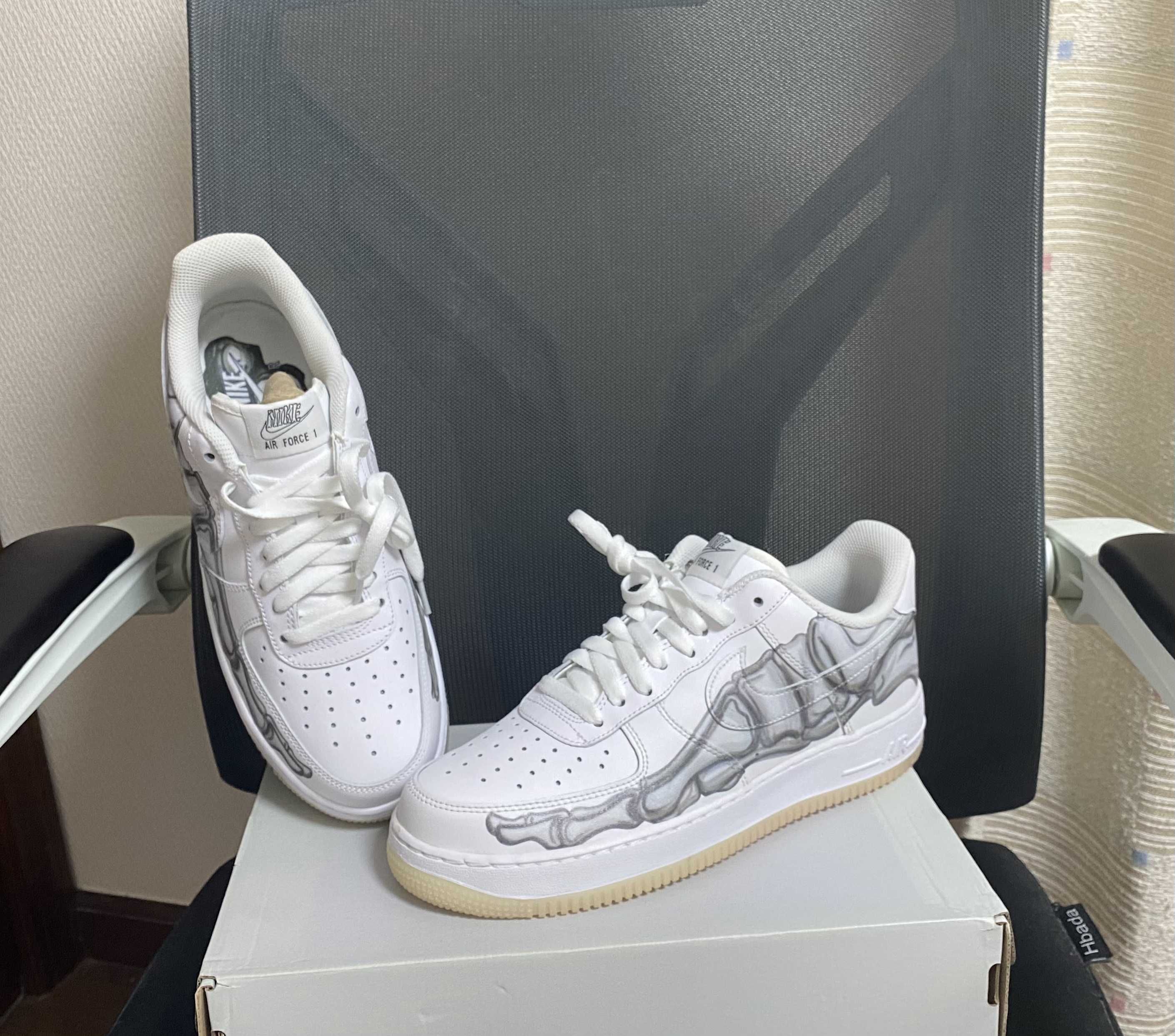 Nike Air Force 1 Low "White Skeleton"