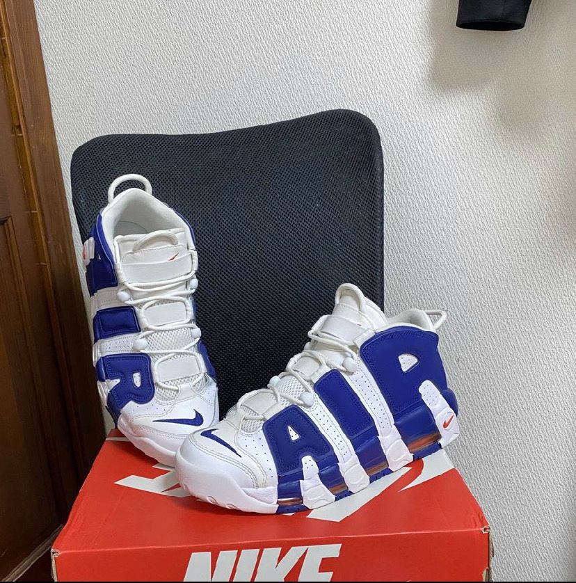 NIKE AIR MORE UPTEMPO 96 "WHITE/DEEP ROYAL BLUE"