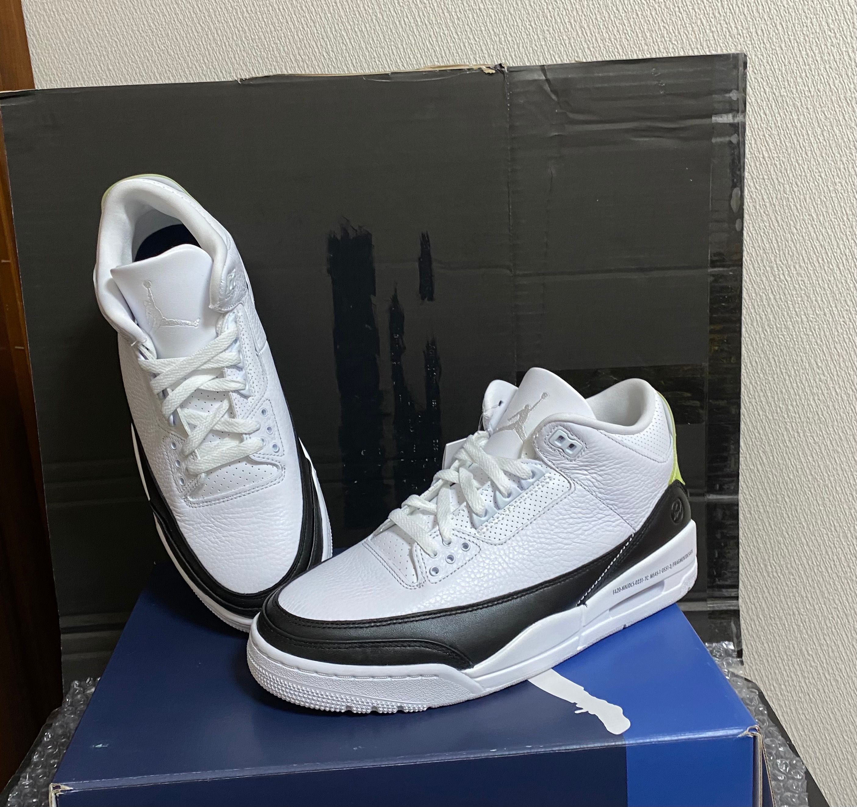 Fragment × Nike Air Jordan 3 "White/Black"