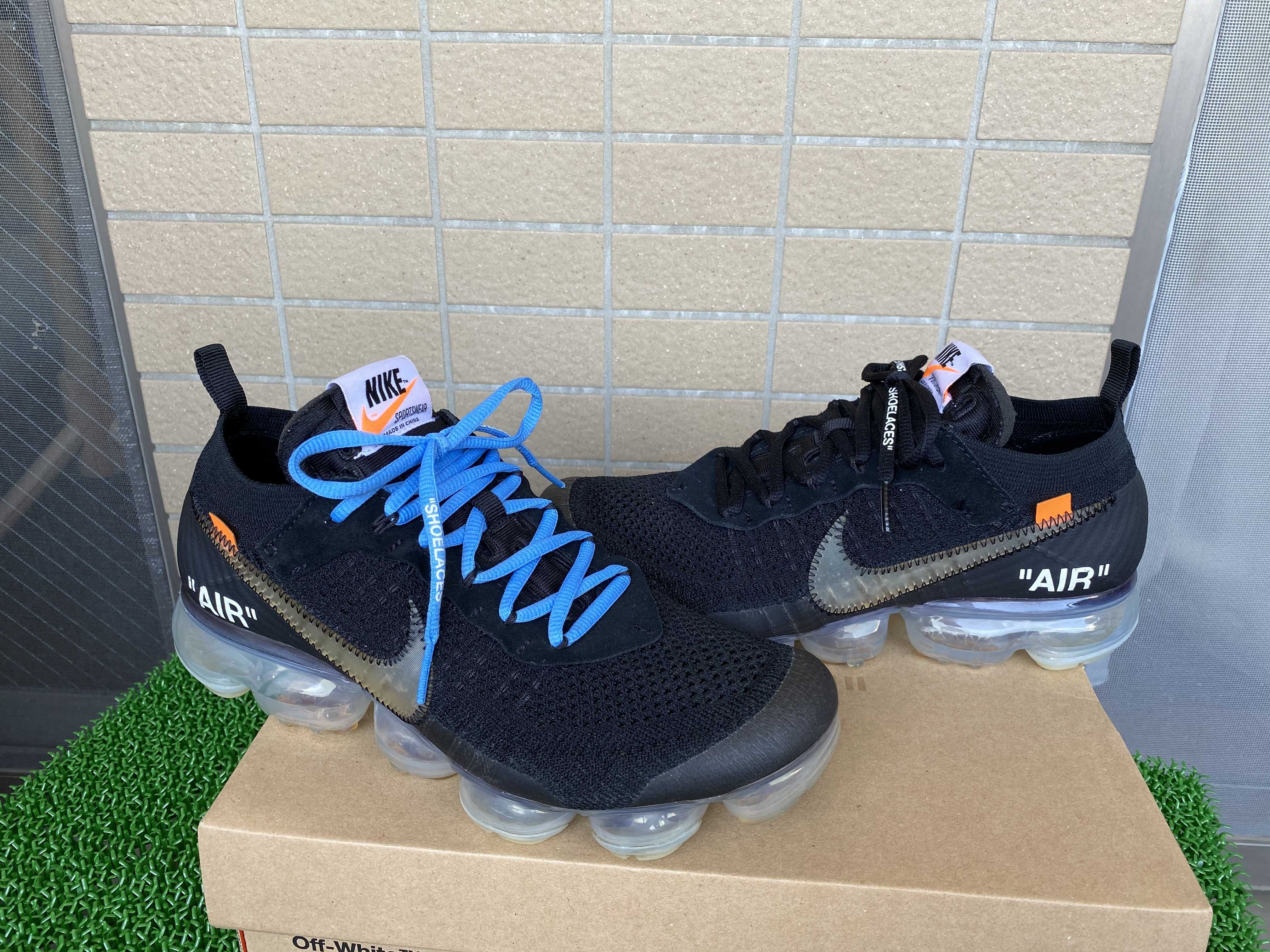 Off-White × Nike Air Vapormax "Black/Total Orange/Clear"