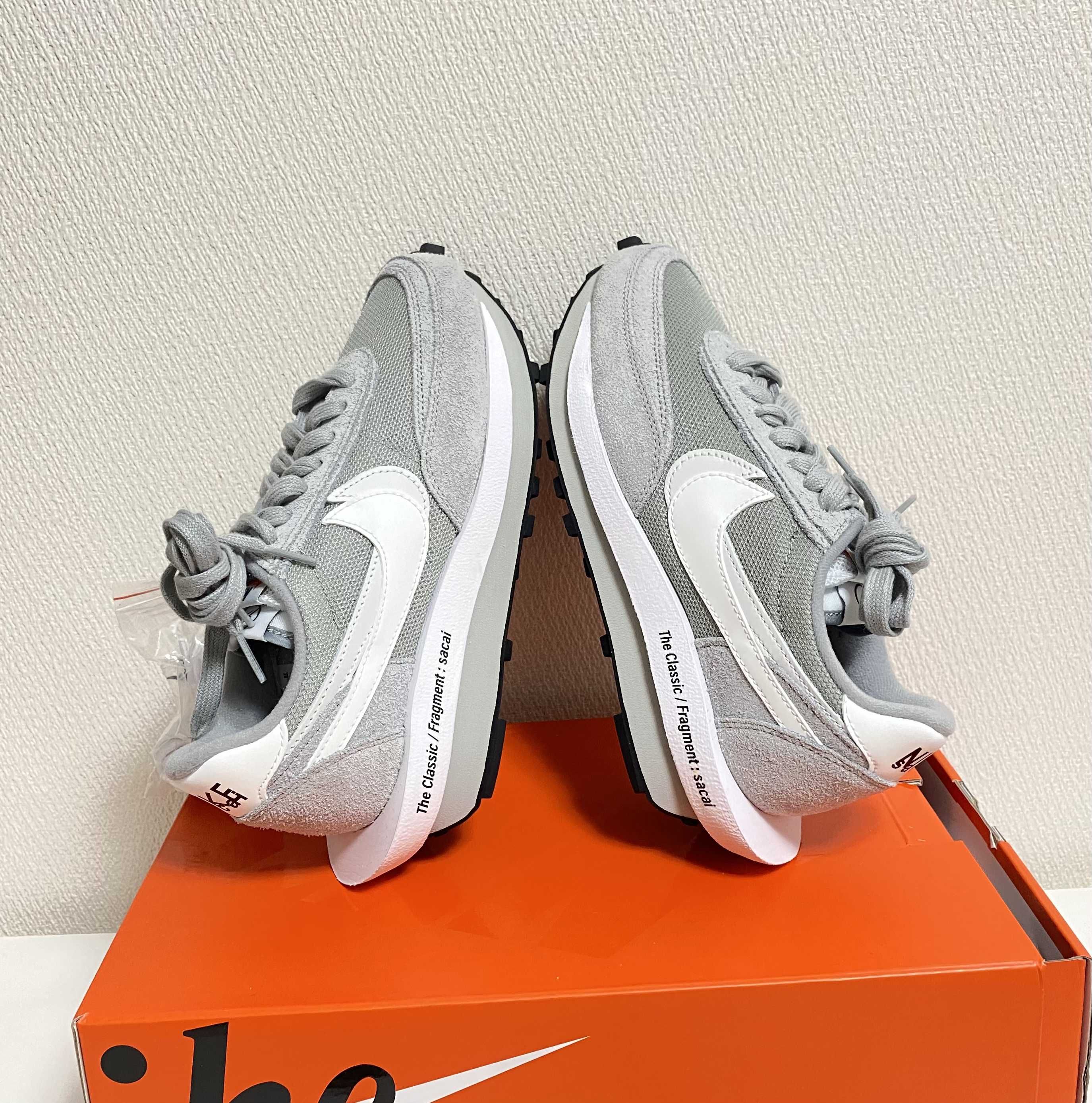 Fragment × sacai × Nike LD Waffle "Light Smoke Grey"