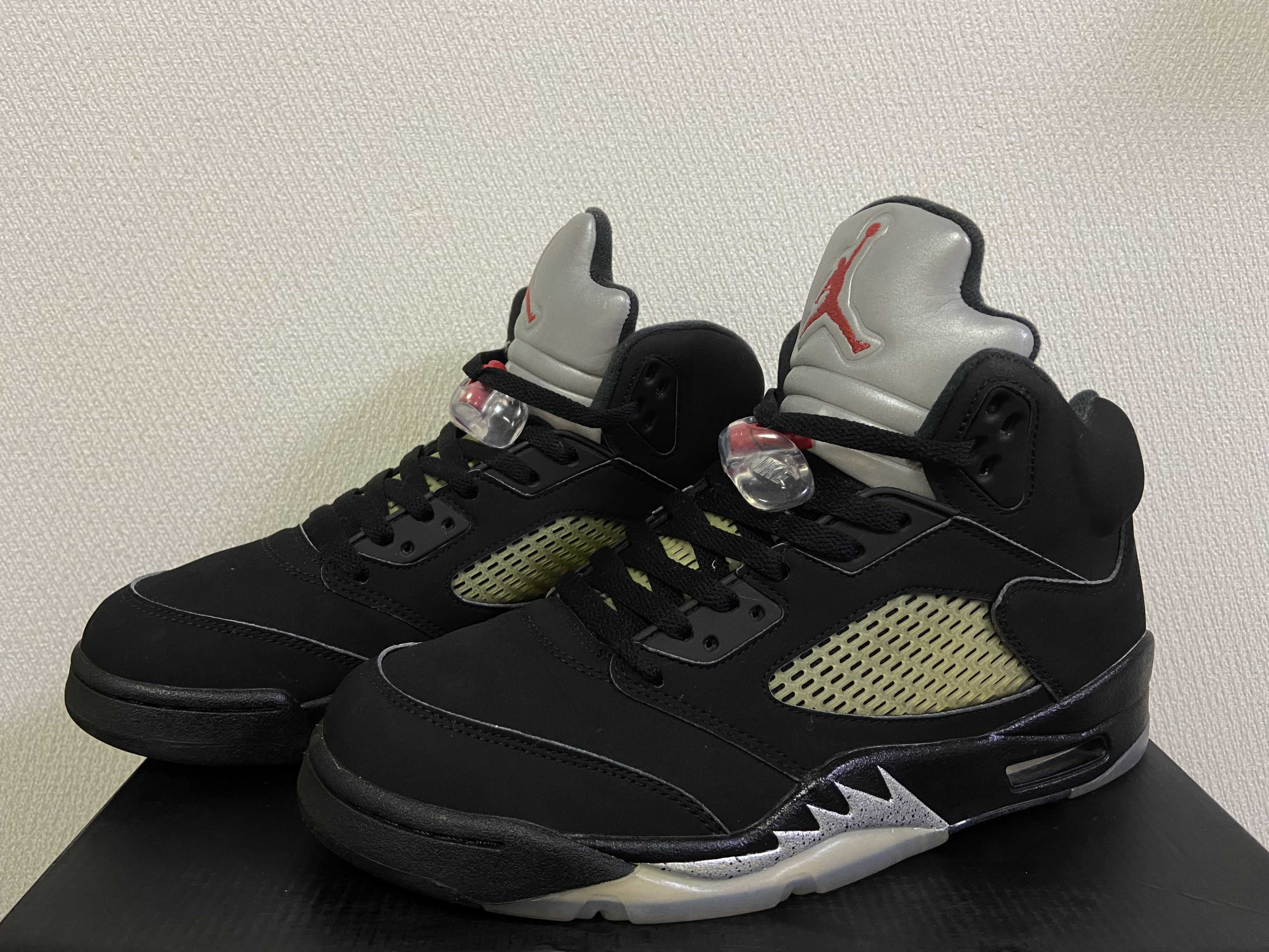 Nike Air Jordan 5 Retro OG "Black/Fire Red/Metallic Silver/White" (2016)