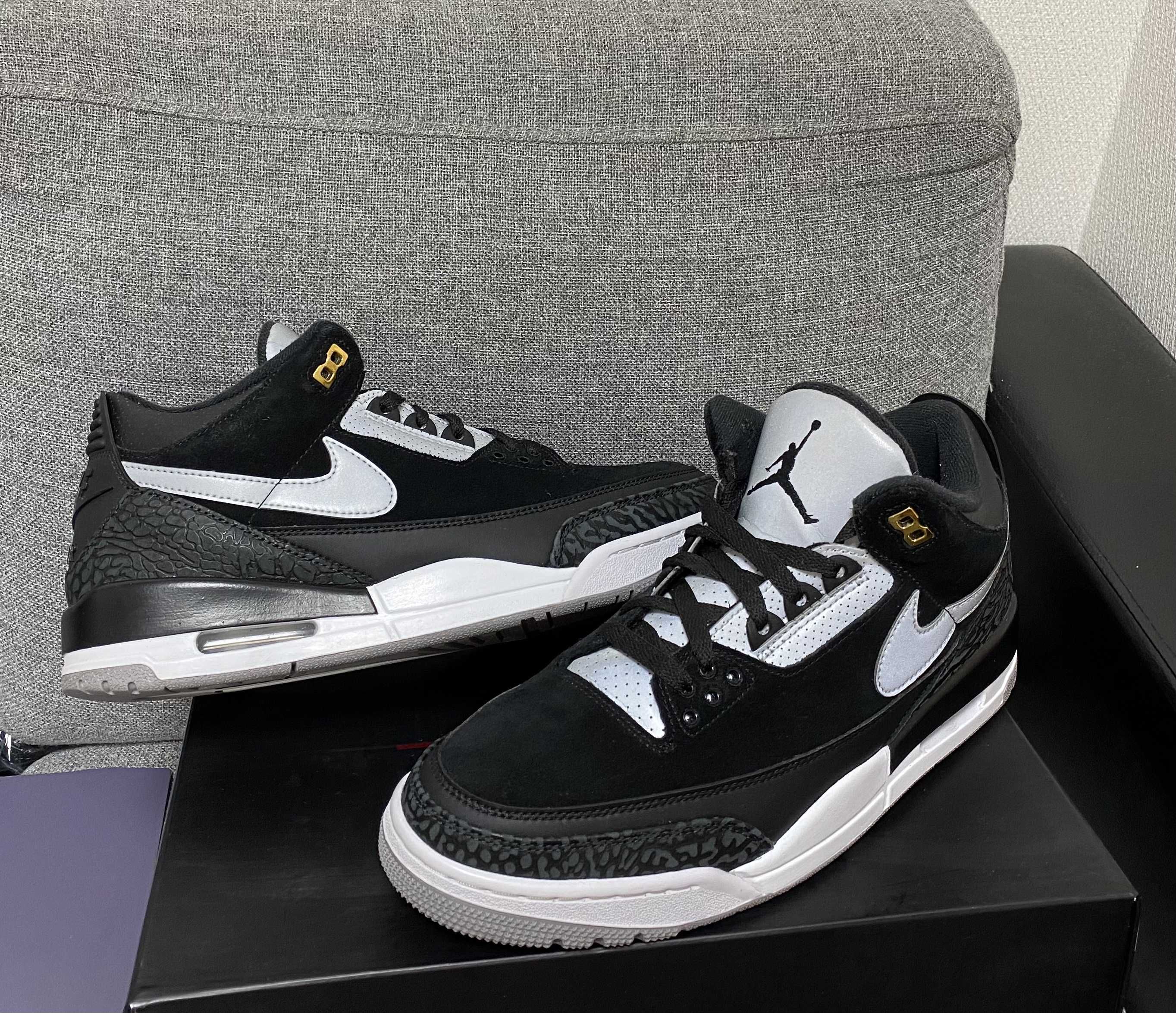 Nike Air Jordan 3 Retro Tinker "Black/Cement Grey"