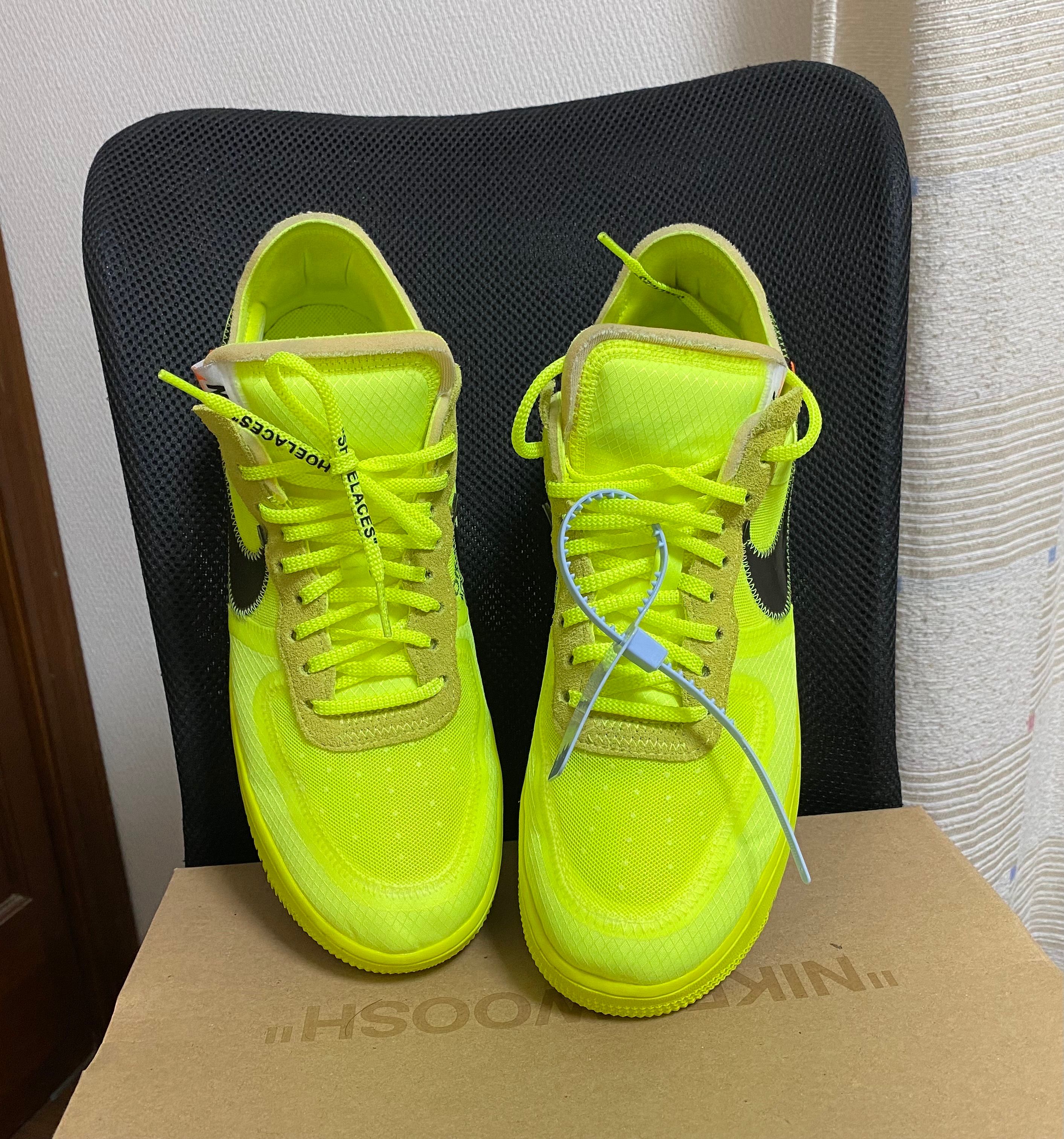 Off-White × Nike Air Force 1 Low "Volt"