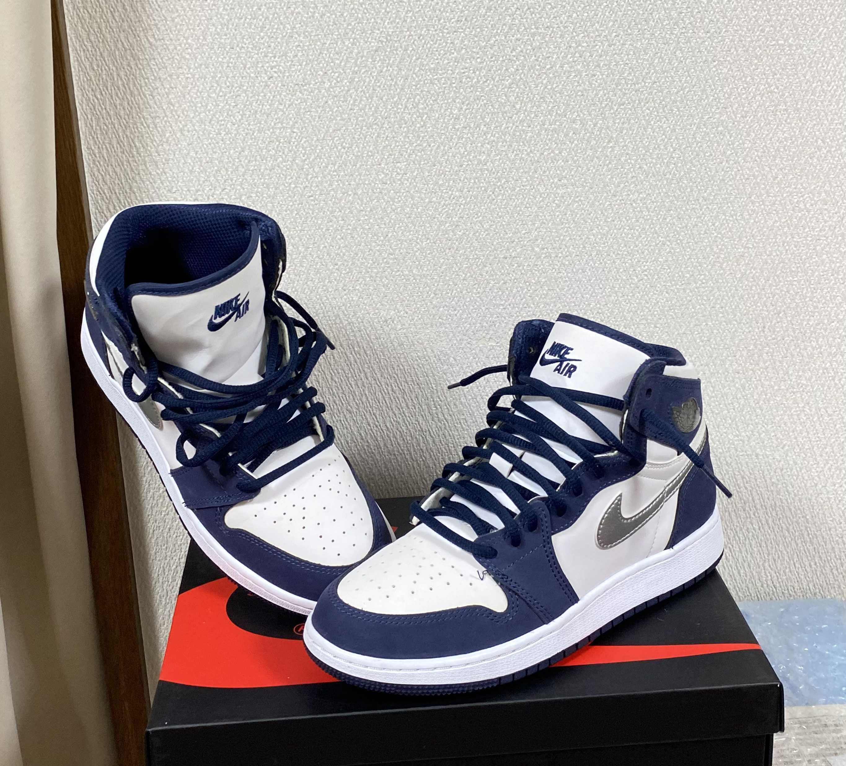 Nike GS Air Jordan 1 High OG CO.JP "Midnight Navy" (2020)(ブリーフケースなし)