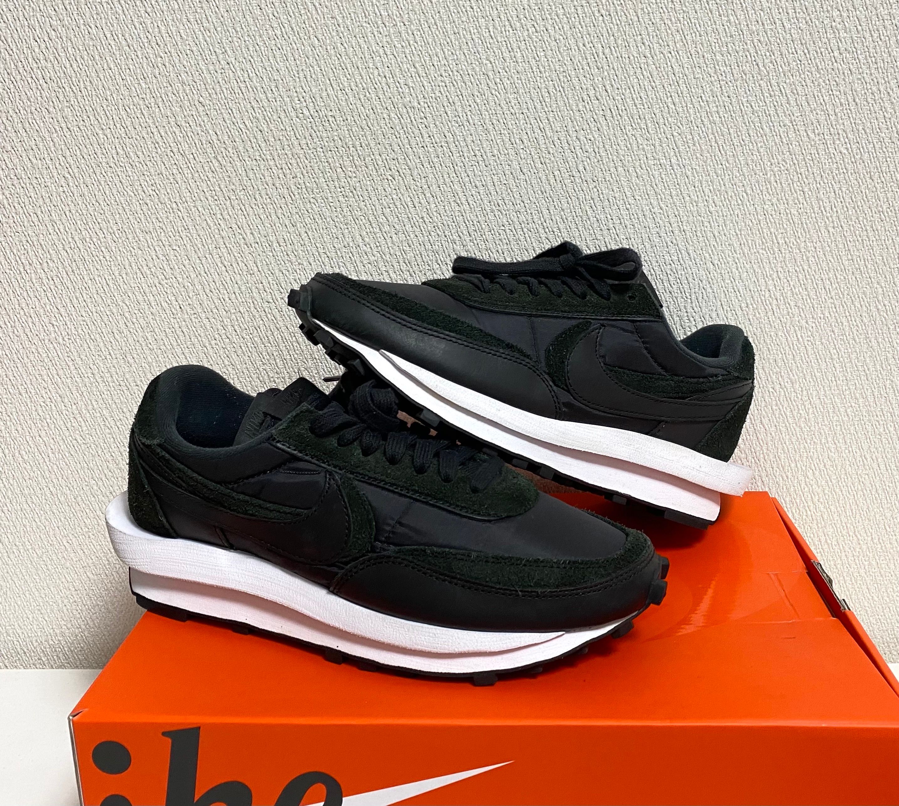 sacai × Nike LDV Waffle "Triple Black"