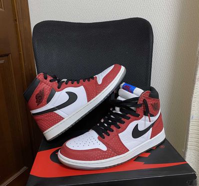 Spiderman × Nike Air Jordan 1 Origin Story "Gym Red/White/Photo Blue/Black"