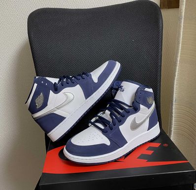 Nike GS Air Jordan 1 High OG CO.JP "Midnight Navy" (2020)(ブリーフケースなし)
