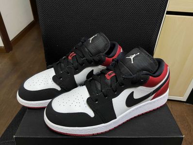 Nike GS Air Jordan 1 Low "Black Toe"