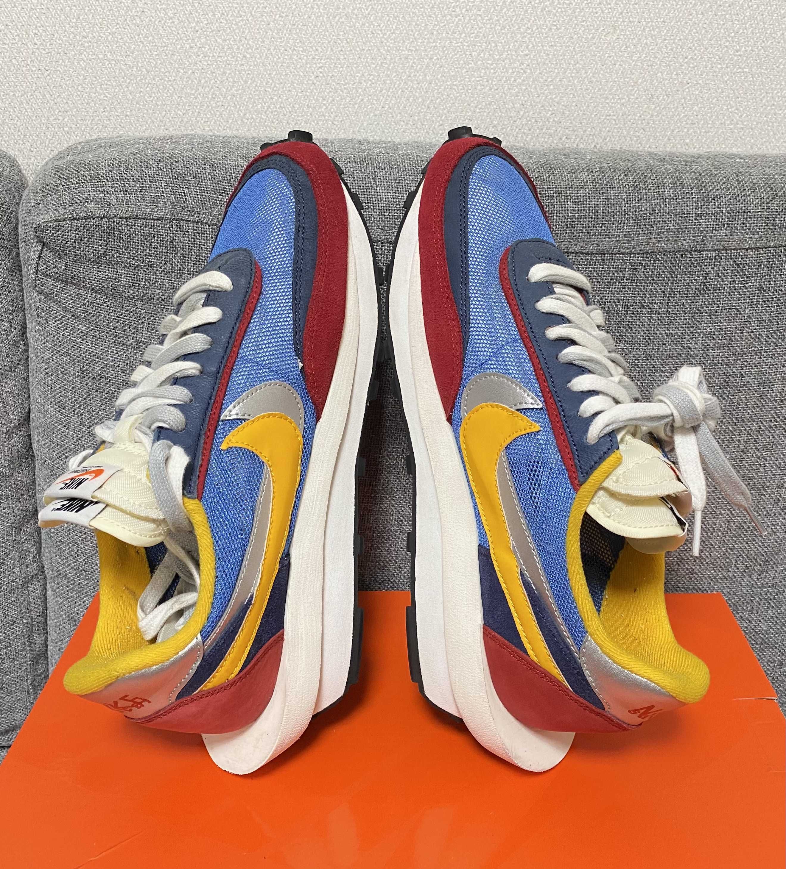 sacai × Nike LDV Waffle "Red/Blue"