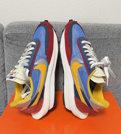 sacai × Nike LDV Waffle "Red/Blue"