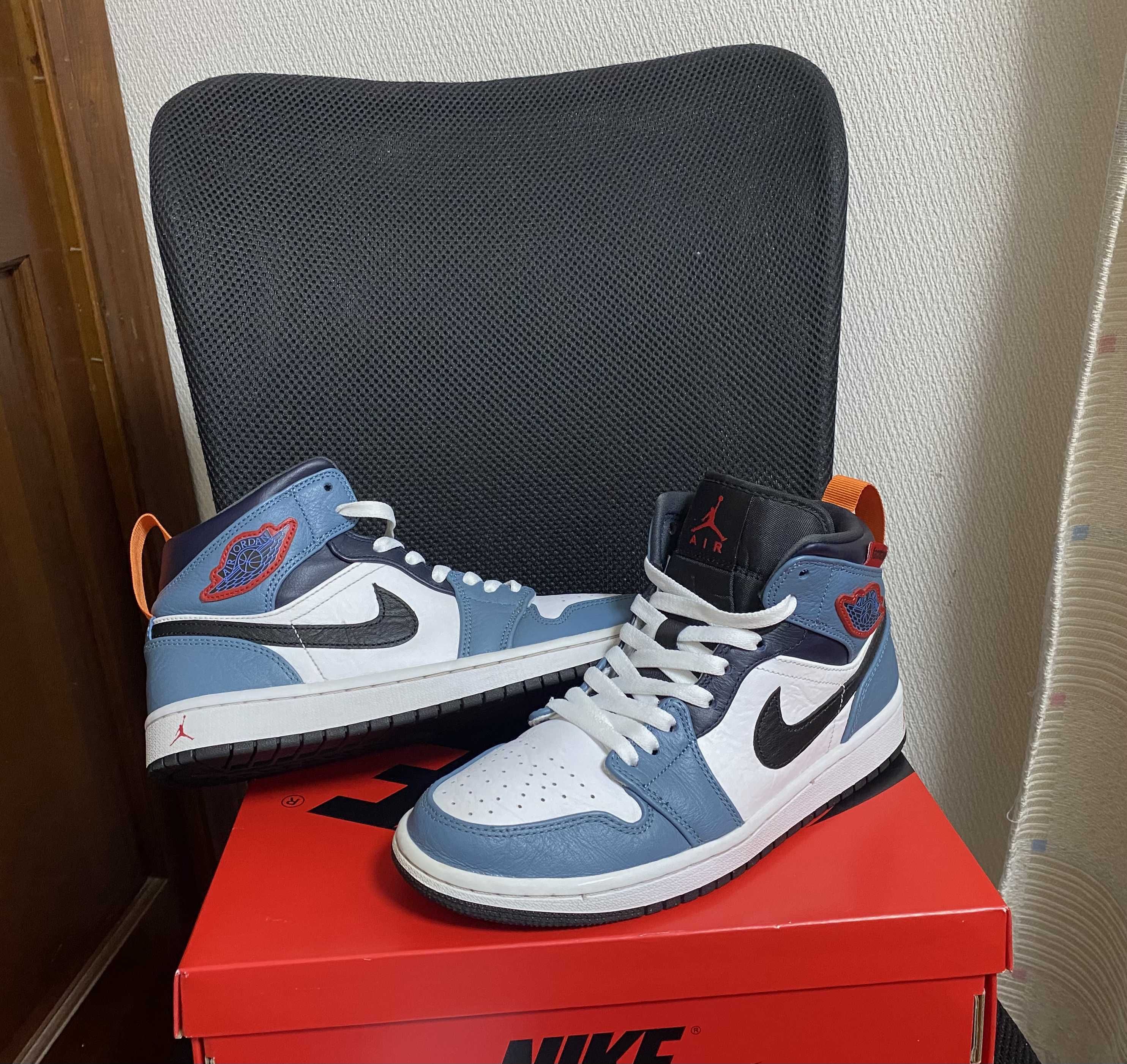 FACETASM × Nike Air Jordan 1 Mid "White/Navy"