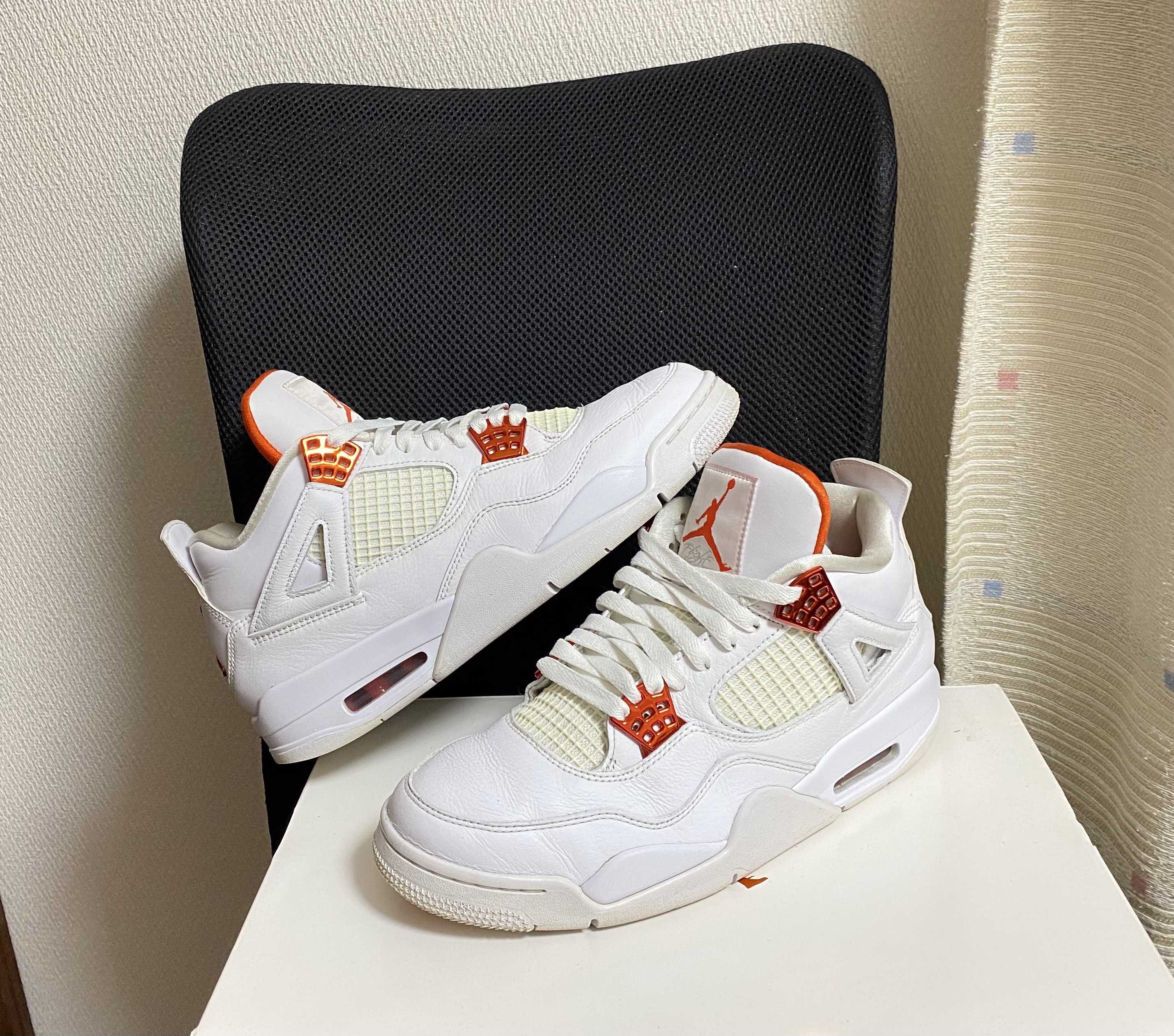 Nike Air Jordan 4 Retro "White/Team Orange"