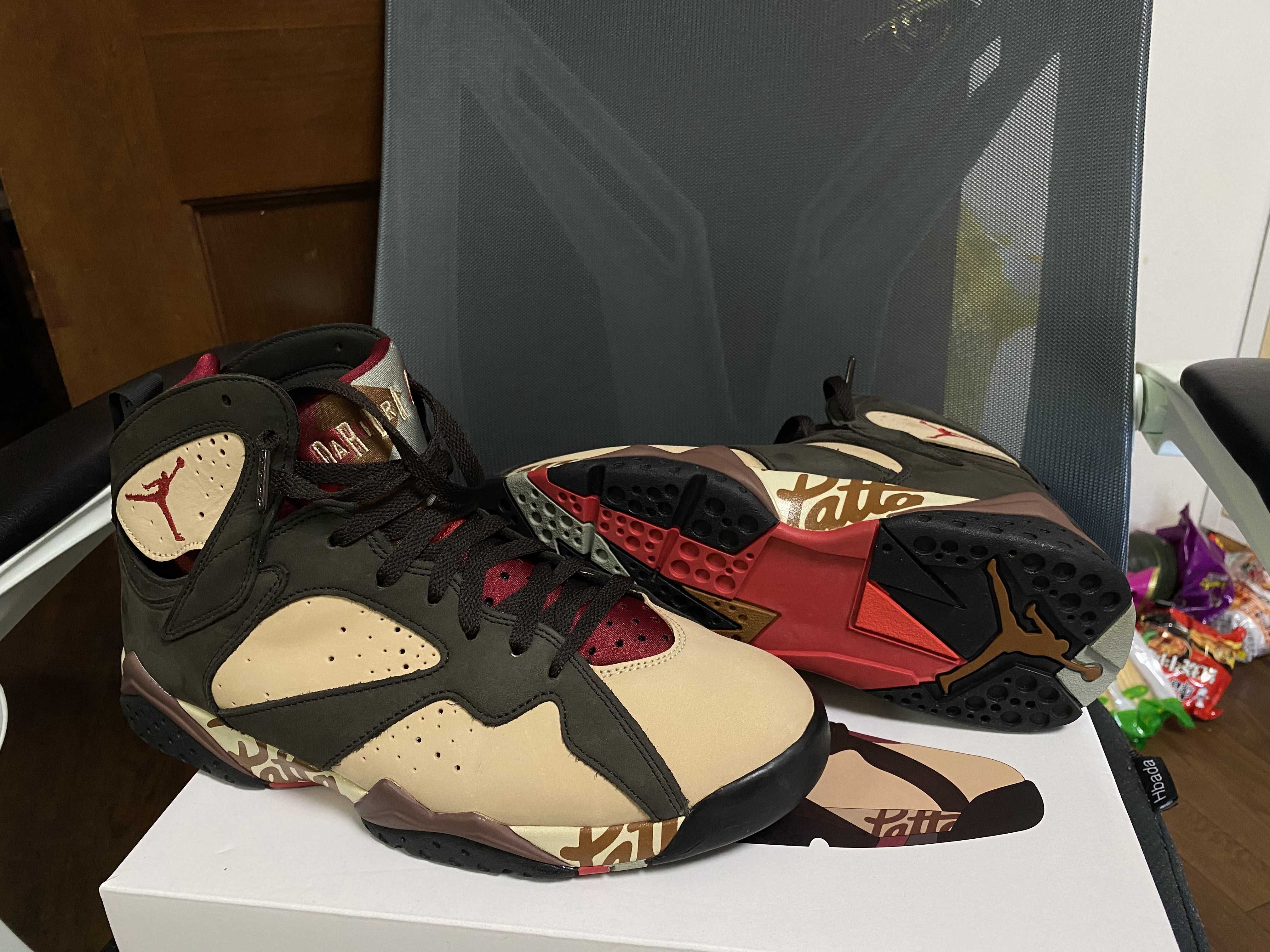 Patta × Nike Air Jordan 7 OG "Brown"
