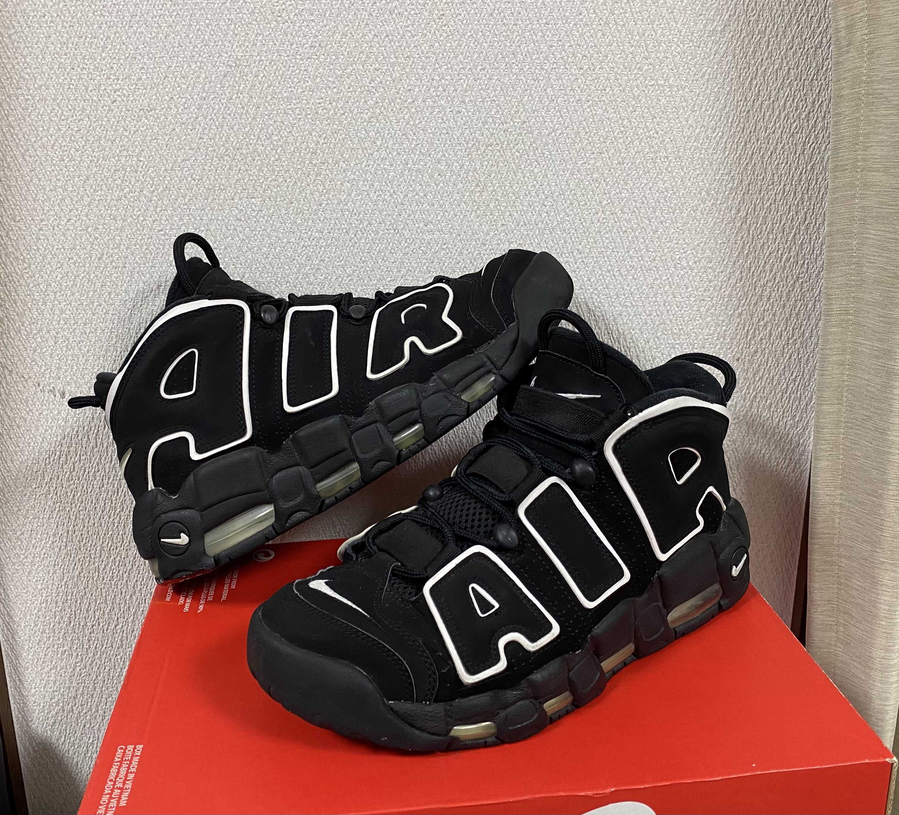 NIKE AIR MORE UPTEMPO "BLACK/WHITE"(2016)