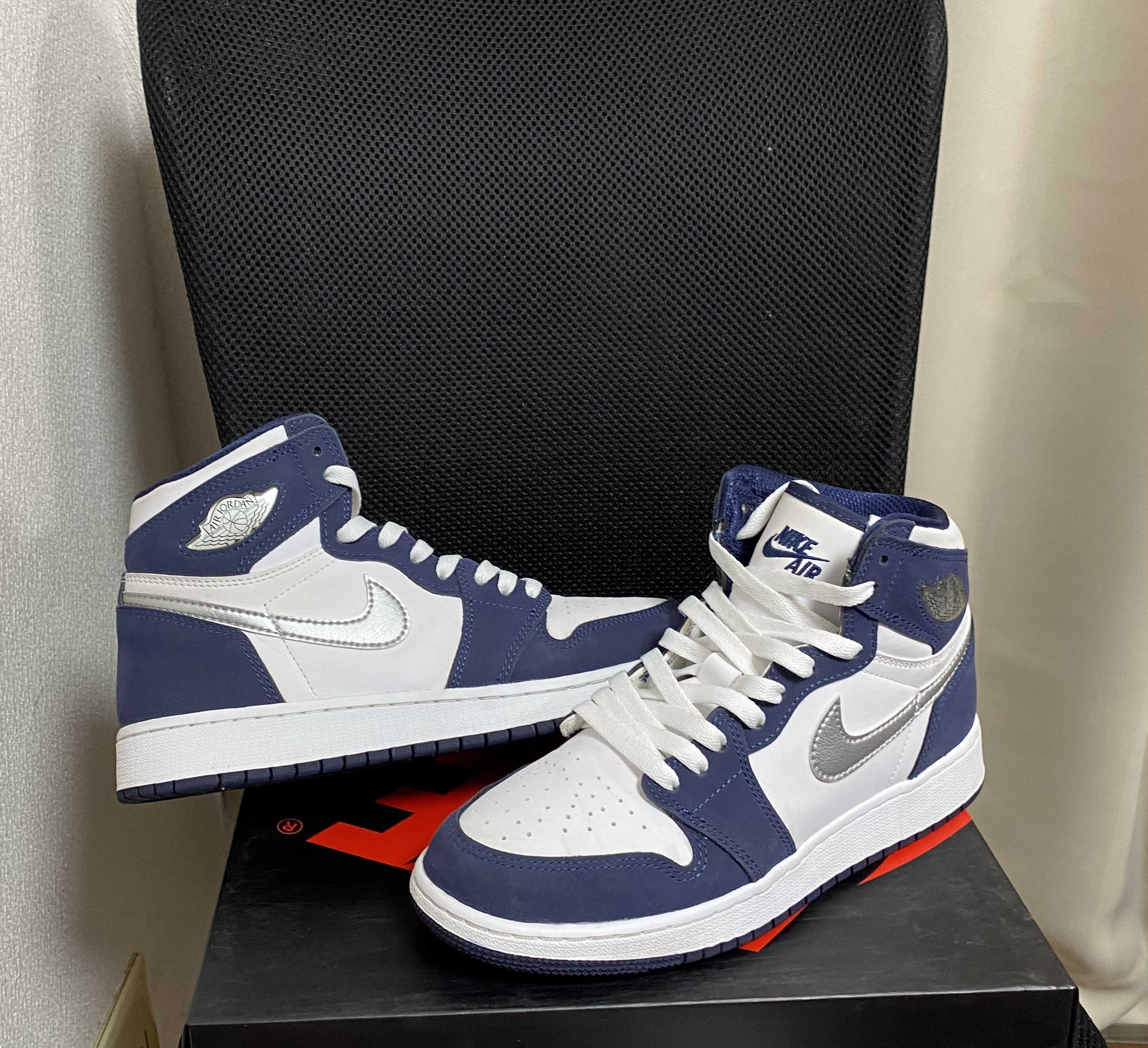 Nike GS Air Jordan 1 High OG CO.JP "Midnight Navy" (2020)(ブリーフケースなし)