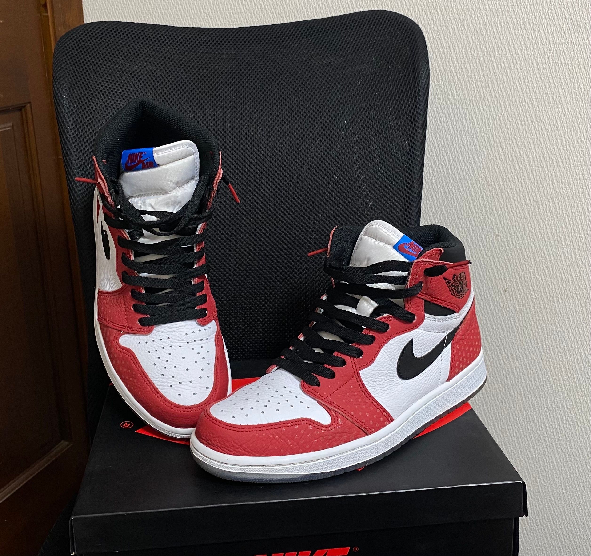 Spiderman × Nike Air Jordan 1 Origin Story "Gym Red/White/Photo Blue/Black"