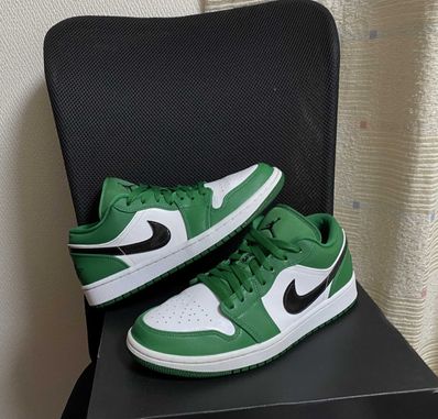 NIKE AIR JORDAN 1 LOW "PINE GREEN/WHITE"