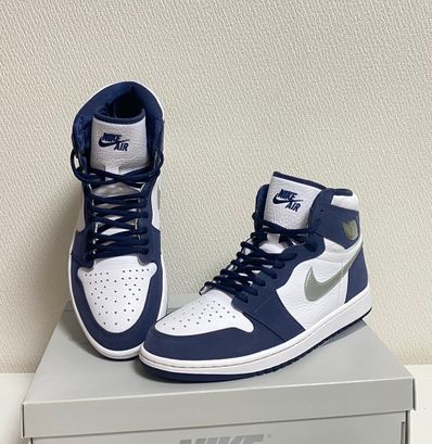 Nike Air Jordan 1 High OG CO.JP "White/Midnight Navy" (2020)(ブリーフケースなし)
