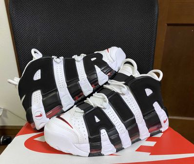 Nike Air More up Tempo "White/Black/University Red"(~2018)