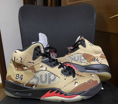 Supreme × Nike Air Jordan 5 Retro "Desert Camo"