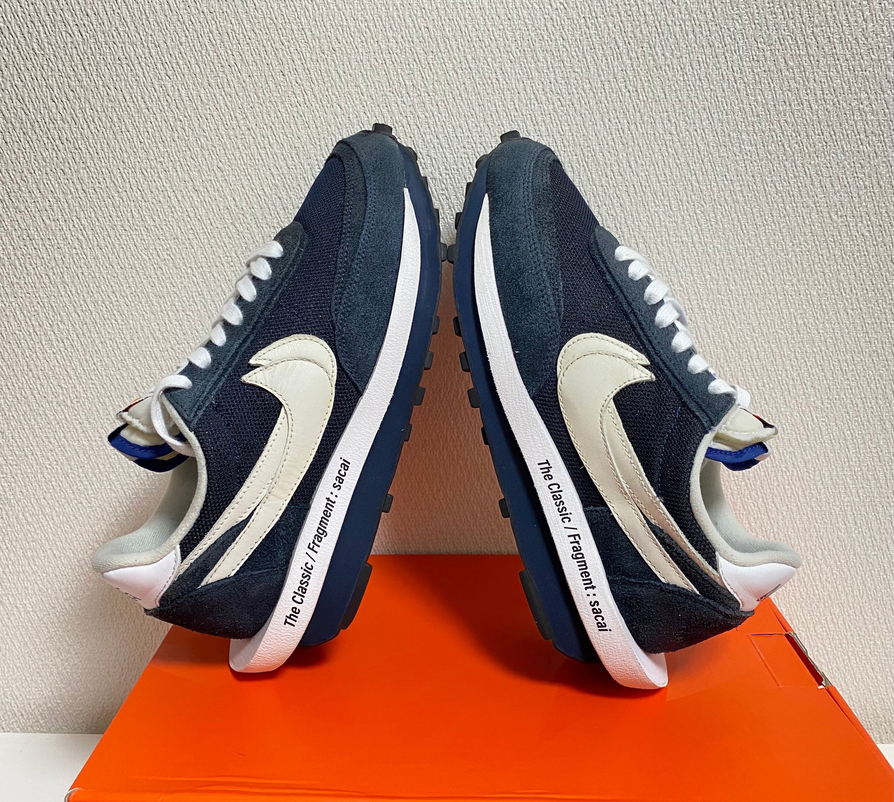 Fragment × sacai × Nike LD Waffle "Blackended Blue"