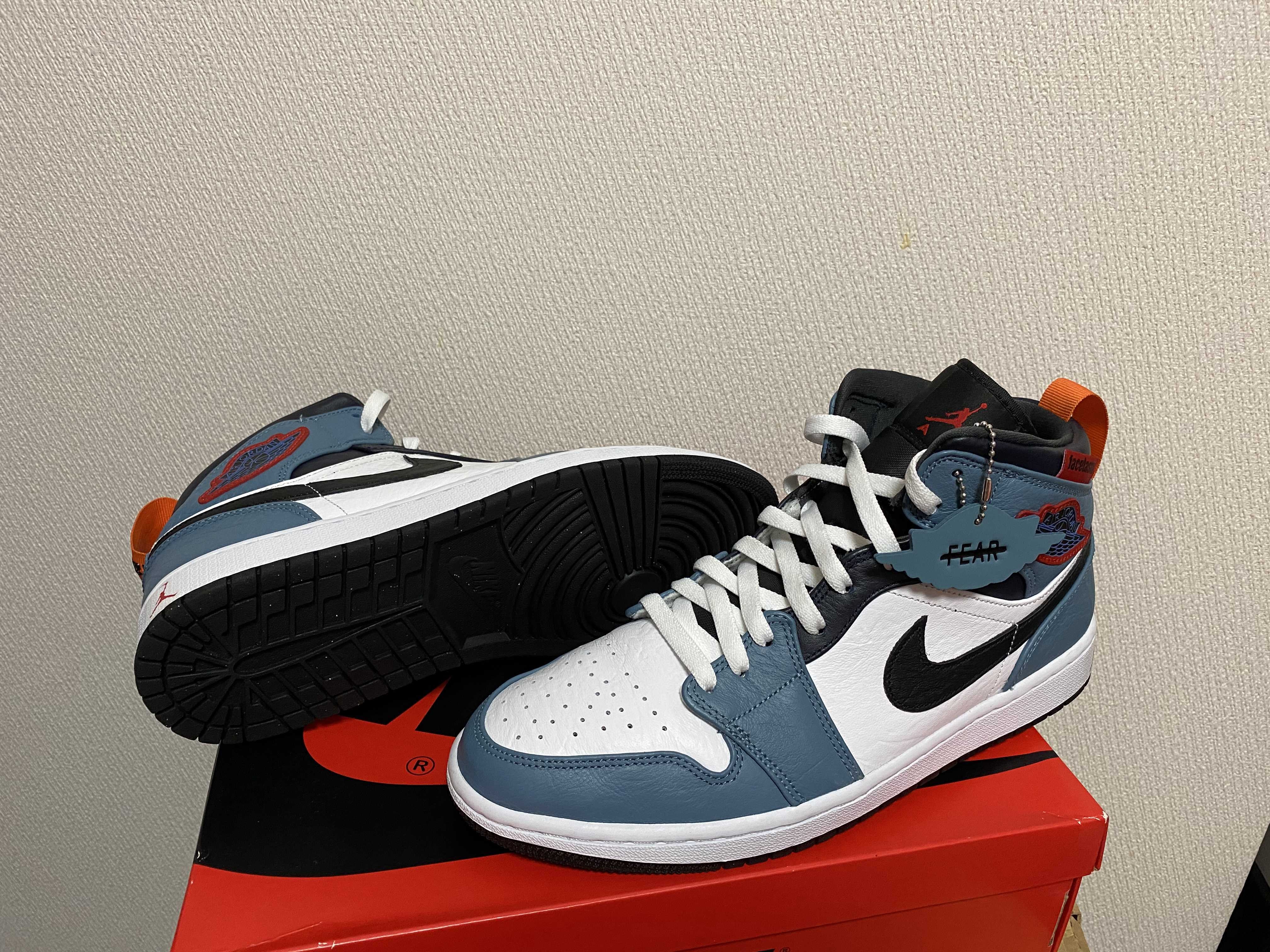 FACETASM × Nike Air Jordan 1 Mid "White/Navy"