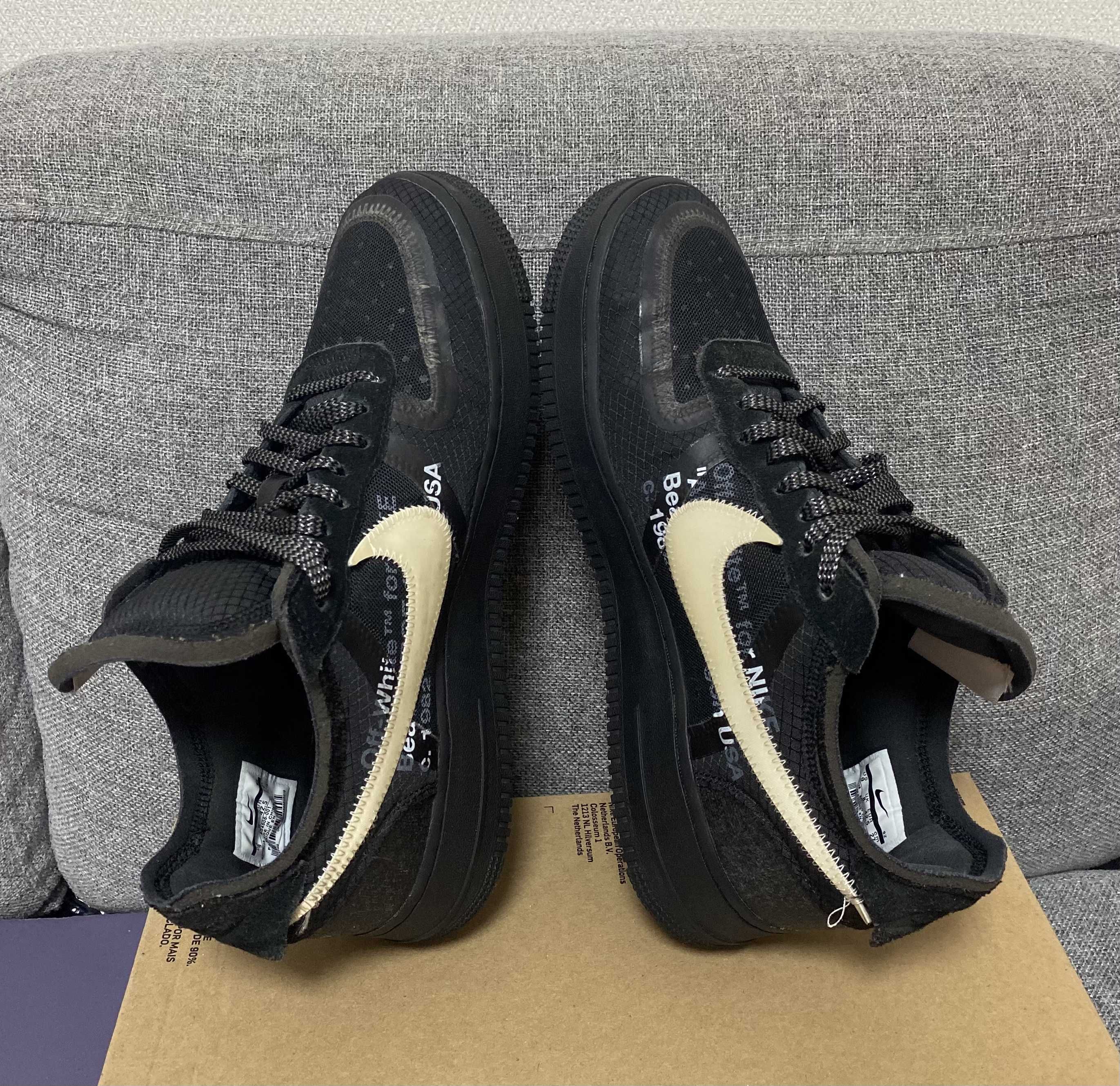 Off-White × Nike Air Force 1 Low "Black"