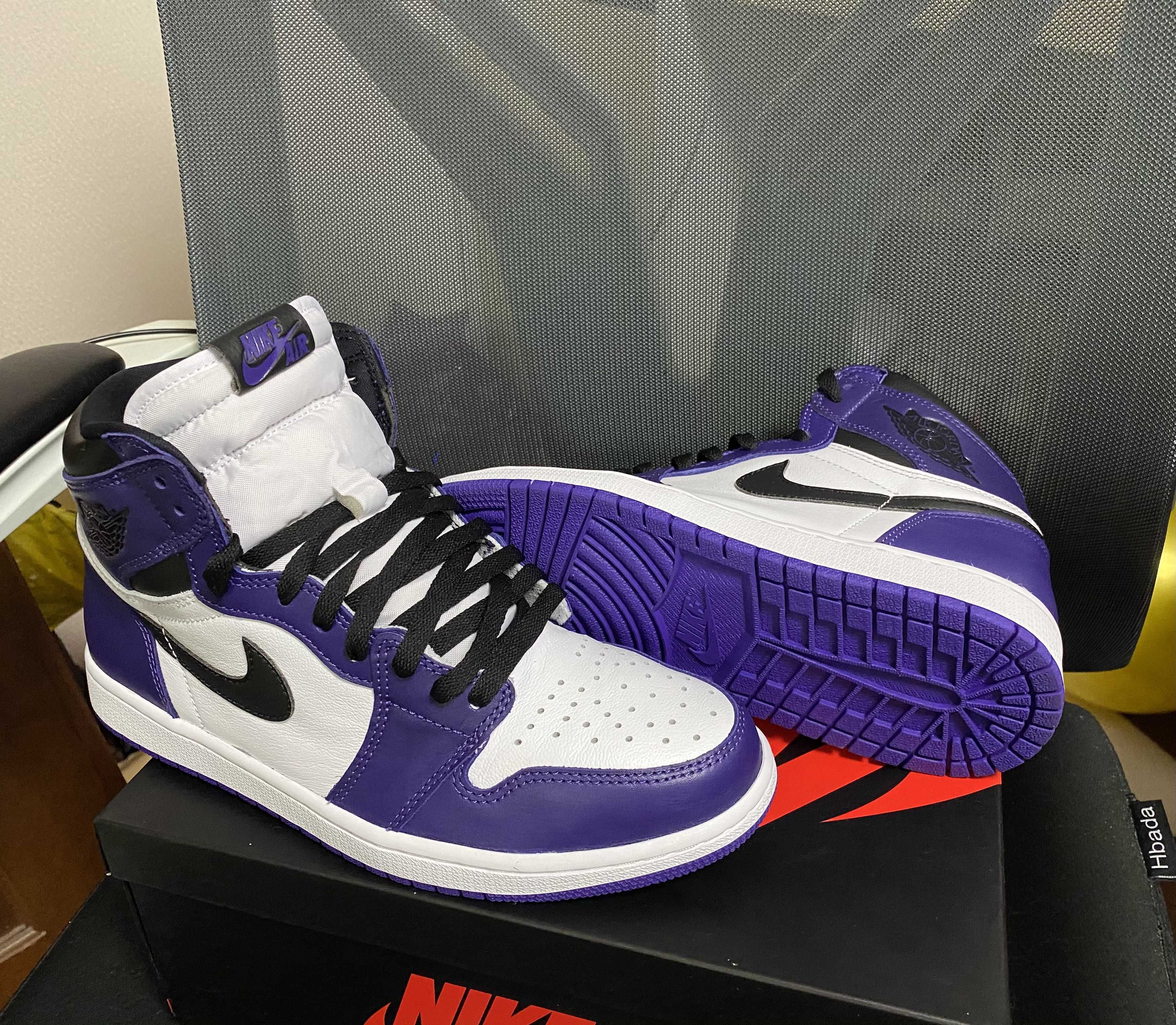 Nike Air Jordan 1 Retro High OG "Court Purple White/Black" (2020)   