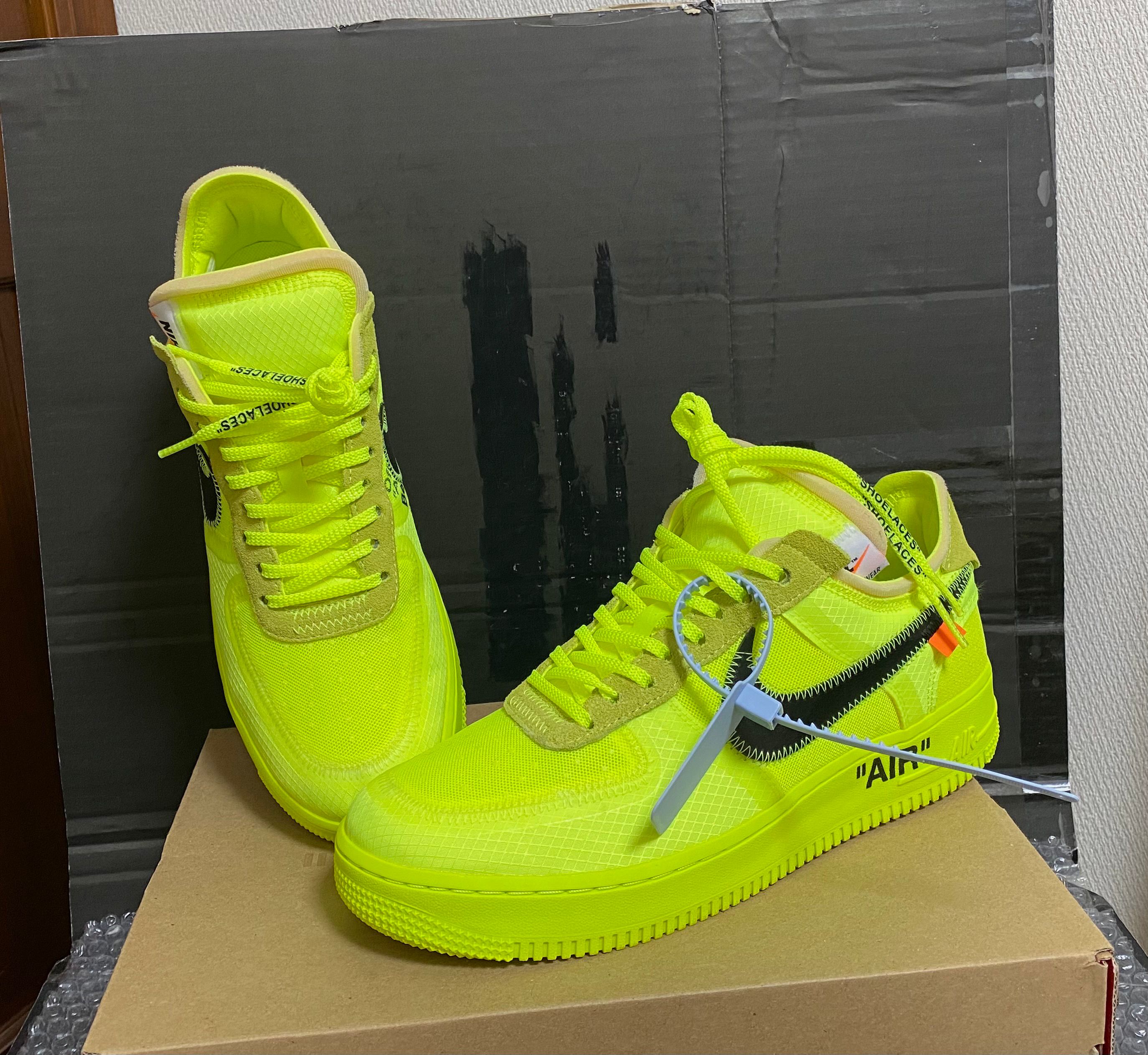 Off-White × Nike Air Force 1 Low "Volt"