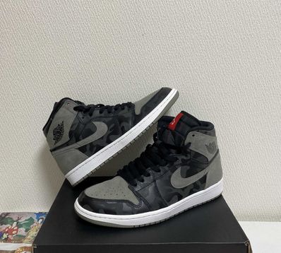 Air jordan 1 retro high premium shadow camo hot sale