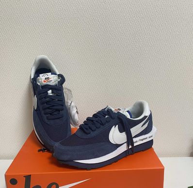 Fragment × sacai × Nike LD Waffle "Blackended Blue"