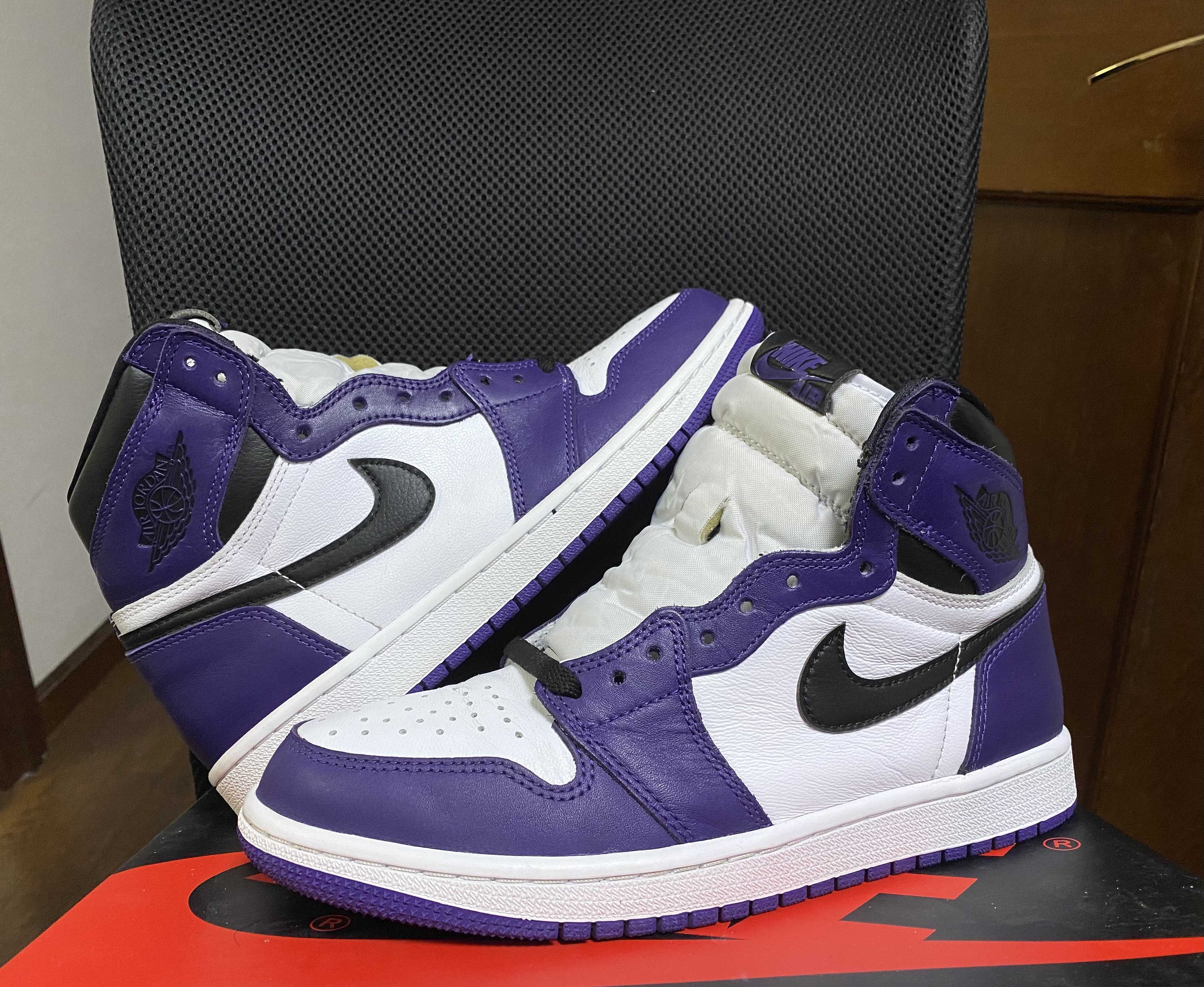 Nike Air Jordan 1 Retro High OG "Court Purple White/Black" (2020)   