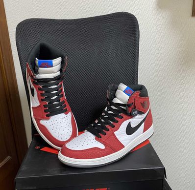 Spiderman × Nike Air Jordan 1 Origin Story "Gym Red/White/Photo Blue/Black"