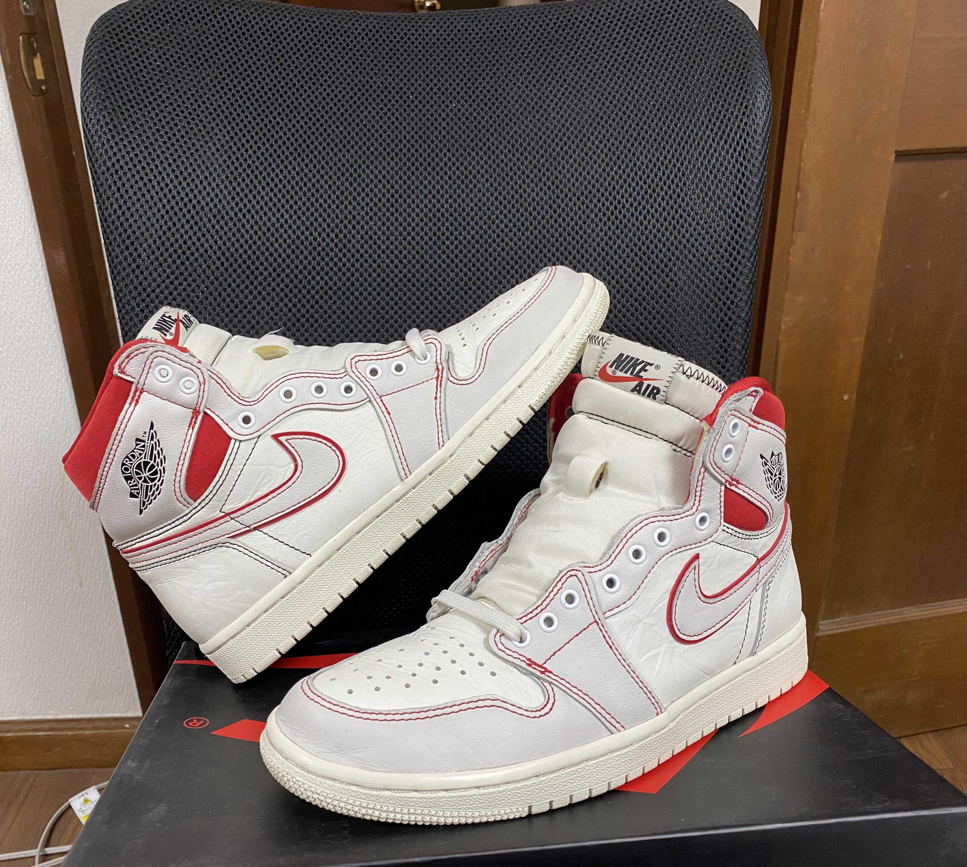 Nike Air Jordan 1 Retro High OG "Sail/University Red"     