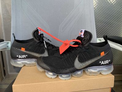 Off-White × Nike Air Vapormax "Black/Total Orange/Clear"