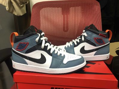 FACETASM × Nike Air Jordan 1 Mid "White/Navy"