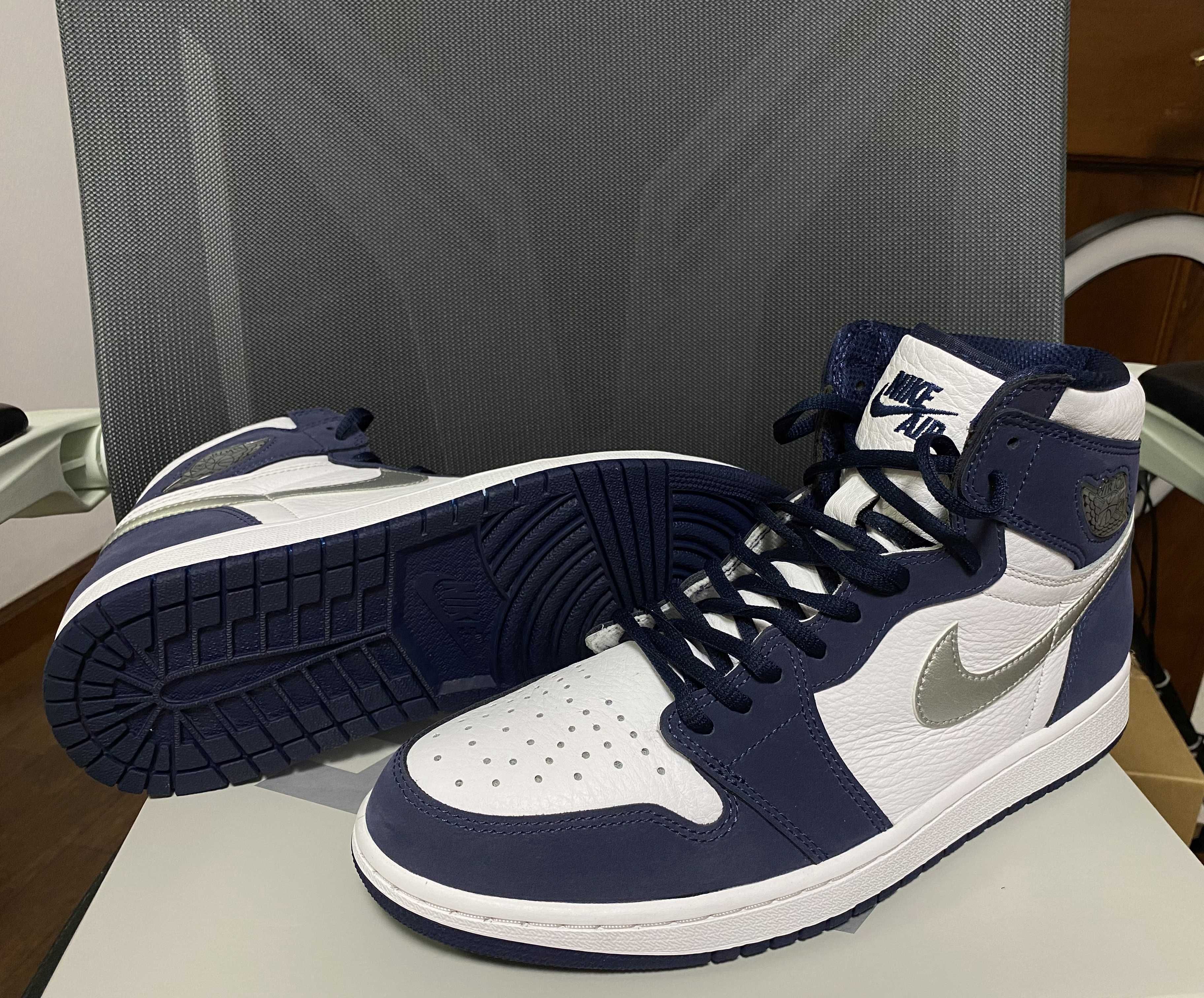 Nike Air Jordan 1 High OG CO.JP "White/Midnight Navy" (2020)(ブリーフケースなし)