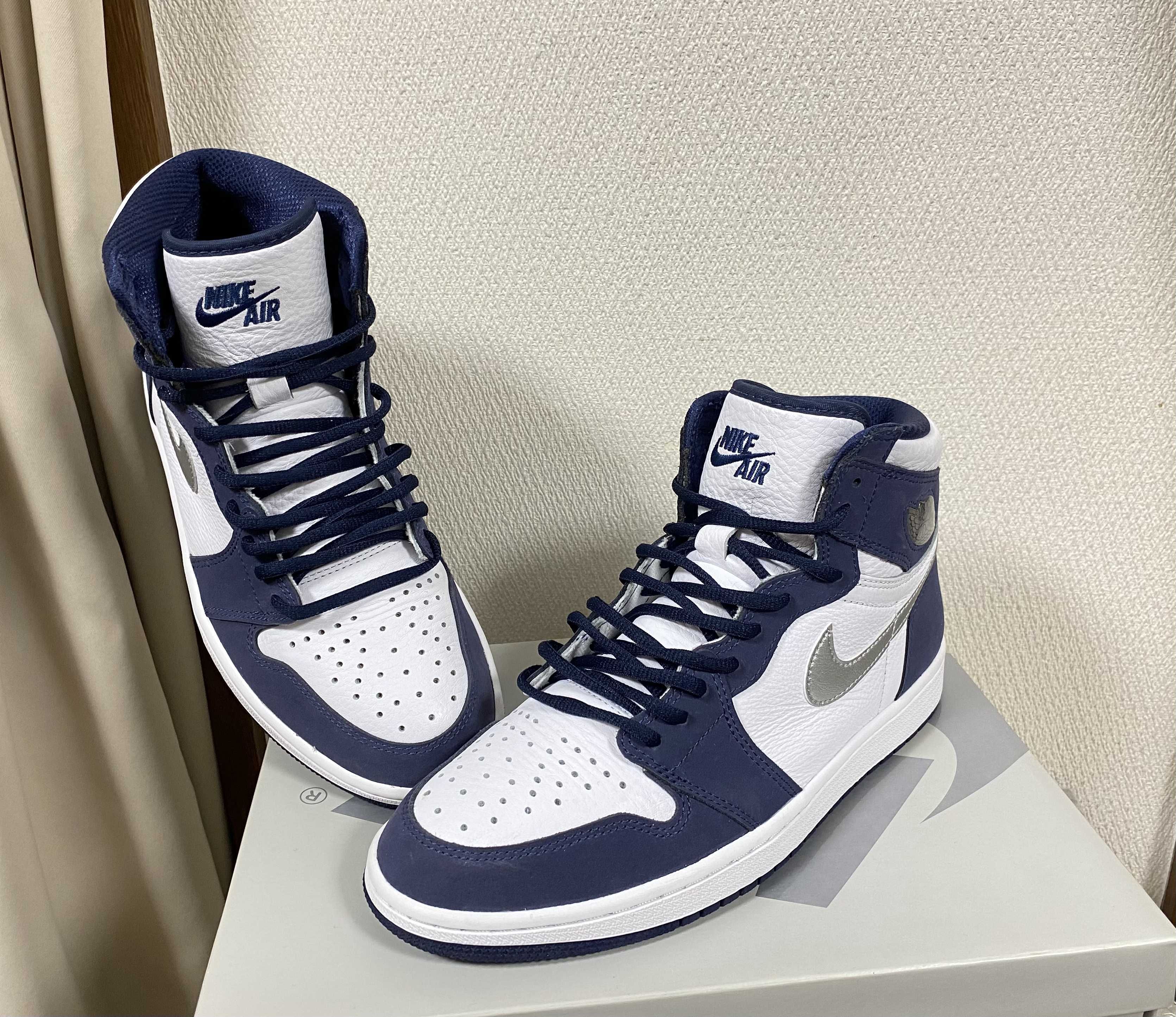 Nike Air Jordan 1 High OG CO.JP "White/Midnight Navy" (2020)(ブリーフケースなし)