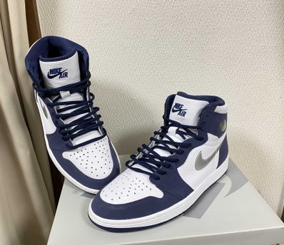Nike Air Jordan 1 High OG CO.JP "White/Midnight Navy" (2020)(ブリーフケースなし)