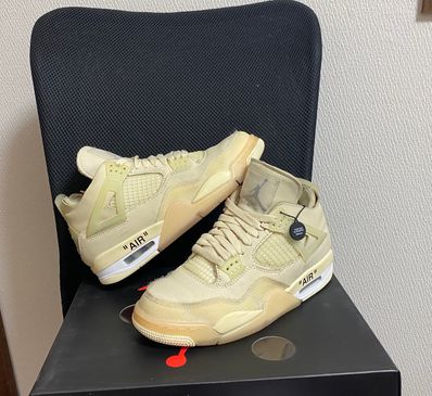 Off-White × Nike Women's Air Jordan 4 SP "Sail"