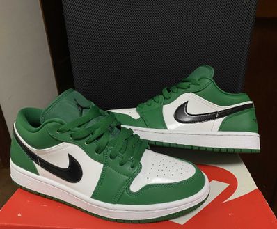 NIKE AIR JORDAN 1 LOW "PINE GREEN/WHITE"