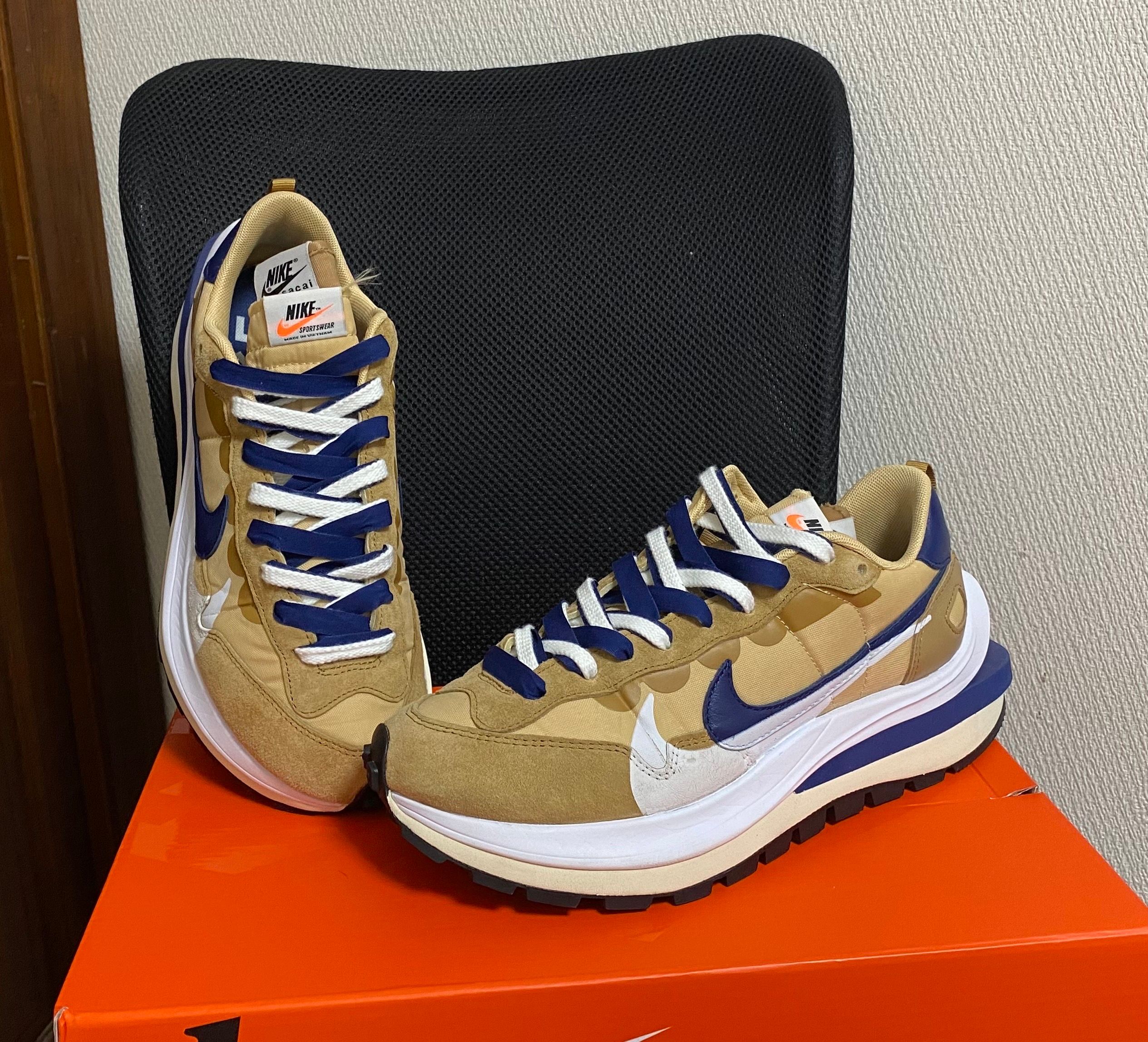 Sacai × Nike Vapor Waffle "Sesame And Blue Void"