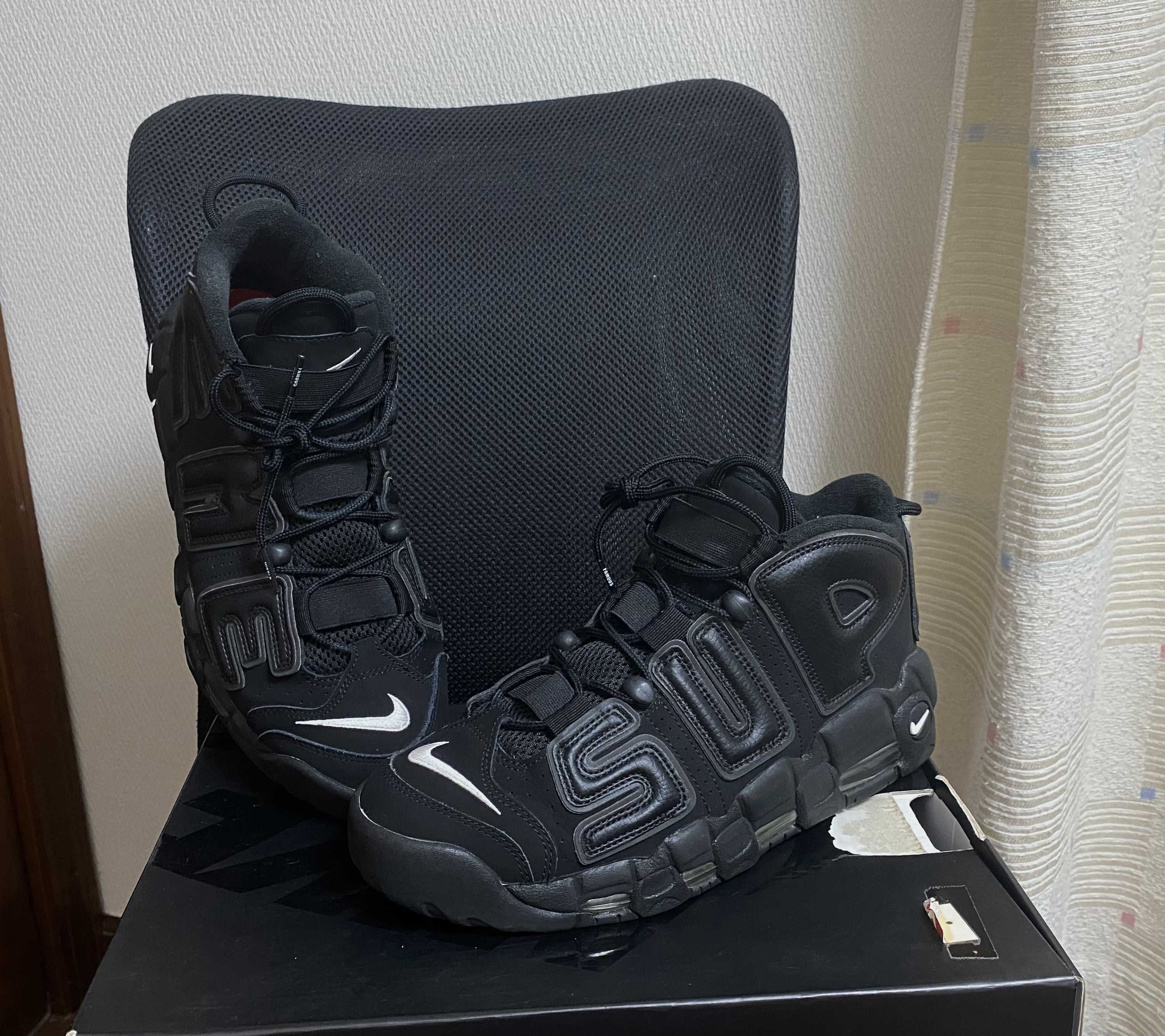 Supreme × Nike Air More Uptempo "Black"